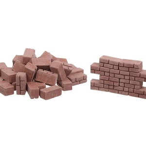 Mini Bricks, Mini Pavers, Miniature Bricks, School Project, Dollhouse  Bricks, Miniature Bricks for Model Stones Walls, Floors, Stone Bricks 