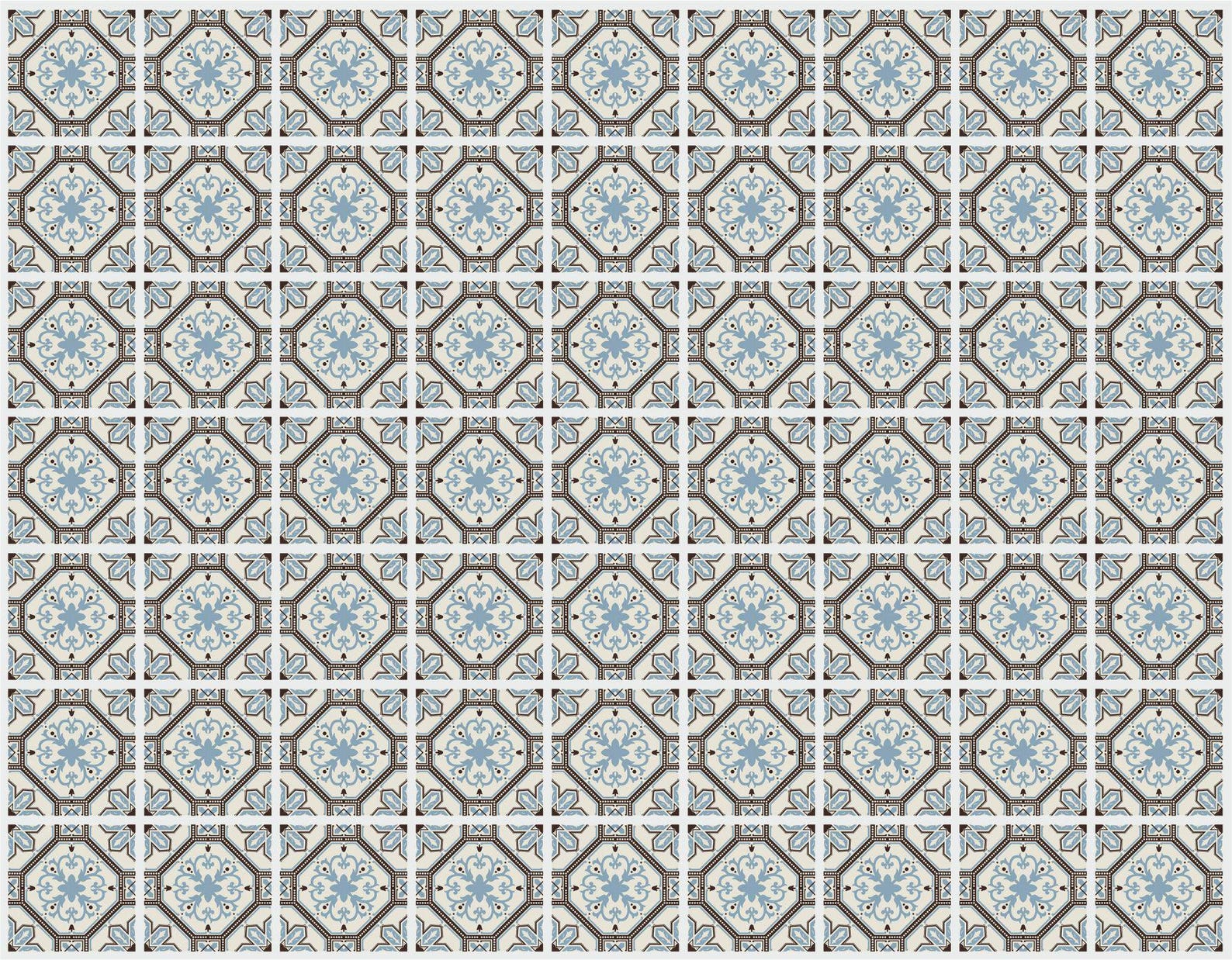 Dollhouse Tile Flooring, Victorian Miniature Floor Tiles, Antique Tiny ...