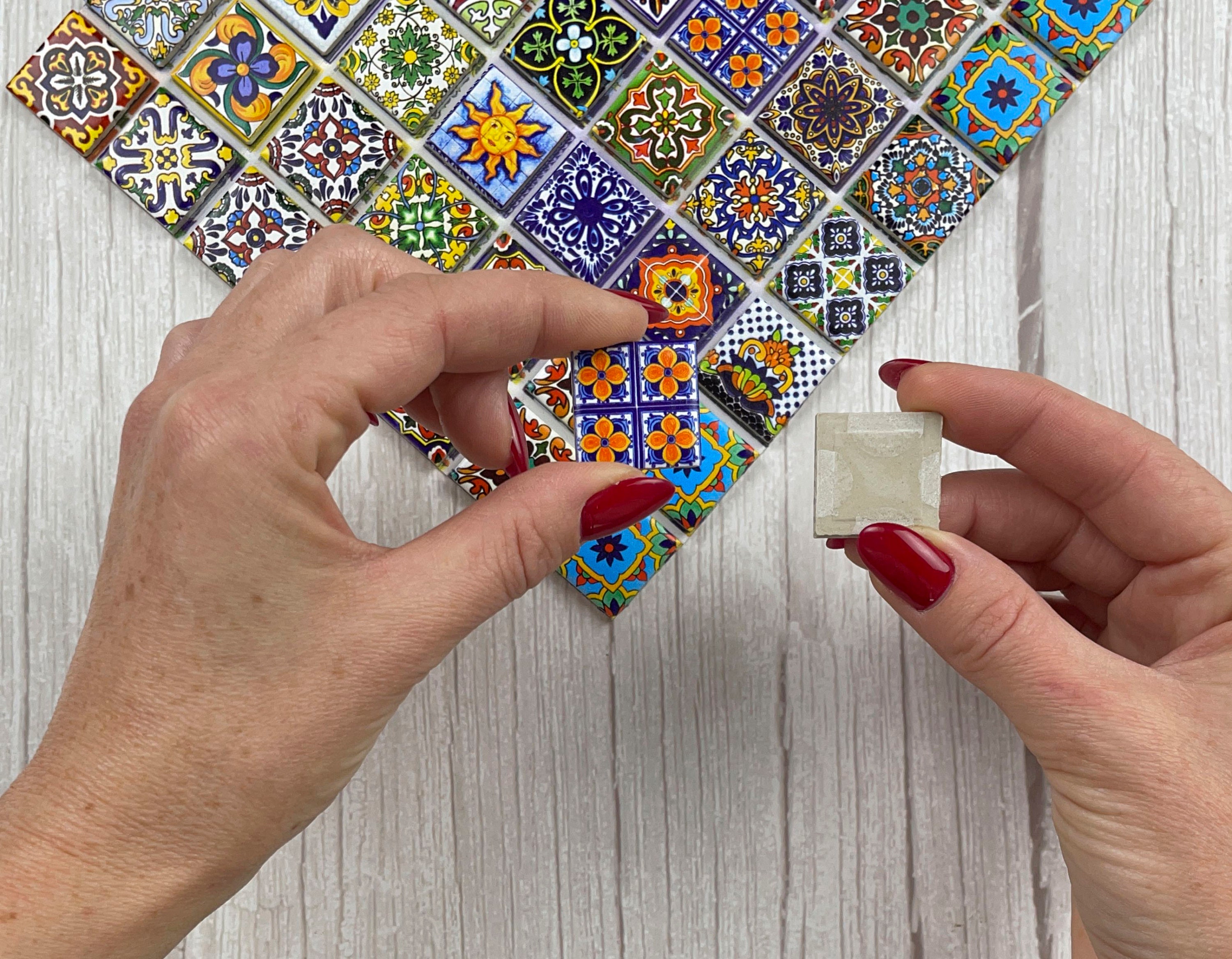 Dollhouse Ceramic Tiles Set Miniature Tiles for Realistic Flooring