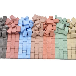Dollhouse miniatures, Dollhouse flooring, School project, Scale dollhouse 1:12, Tiles for Modelling and Dollhouses, Fairy house