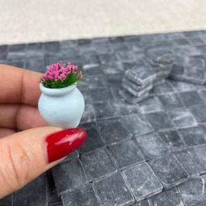 Miniaturowe płytki kamienne: podłoga do domku dla lalek, diorama ogrodu wróżek (skala 1/12, 1/24) zdjęcie 2