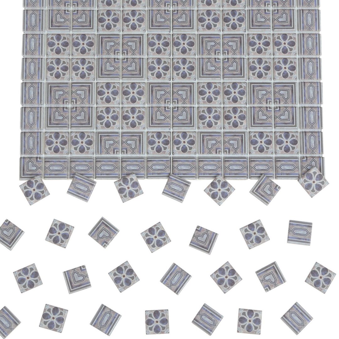 Dollhouse Tile Flooring, Hobby Miniatures Floor Tiles, Victorian ...