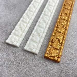 Dollhouse Miniatures Crown Molding Ceiling Trim 1:12 Scale  set 3pcs, M001