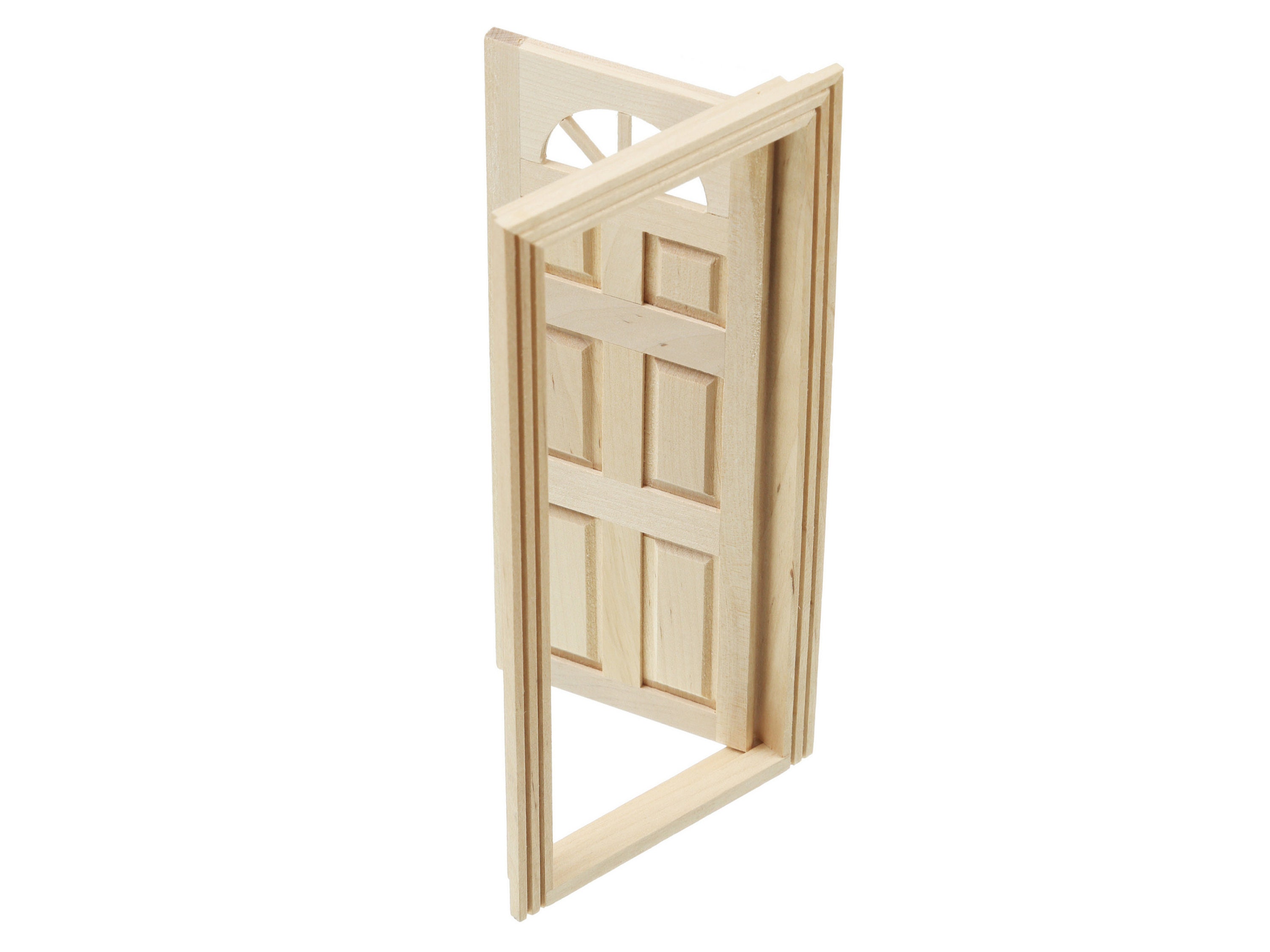 Bambole Casa Finti Porta Bianco 6 Pannello di Legno Miniatura 1:12 Bambole Casa Finti Porta Bianco 6 Pannello di Legno Miniatura 1:12