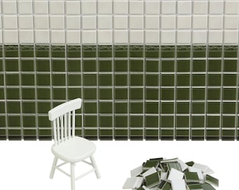 Dollhouse Flooring, Hobby Miniatures Floor Tiles, 1:12 Scale Small Square Tile