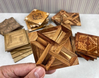 Dollhouse flooring, Versailles Parquet Floor, 1:6 Scale Miniature dollhouse tile, 3234