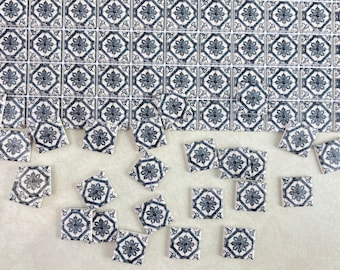 Dollhouse Flooring, Hobby Miniatures Floor Tiles, 1:12 Scale Small Square Tile