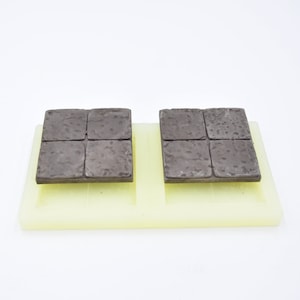 Silikonform för gatsten: Miniatyrstenar för D&D-baser