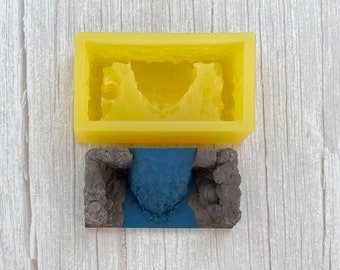 Silicone mold, Dungeon and dragons, Dungeon Wall, DnD Miniature Terrain, Modular Walls, D&D, Pathfinder, Wargaming, Tabletop, 10014