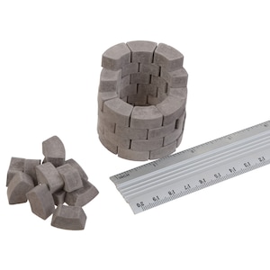 Scale miniature brick, School project, Diorama scenery building, Mini Bricks, Bricks for Model Stones Walls, Floors, Miniature Brick