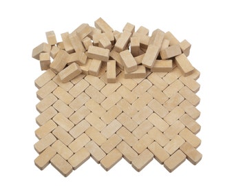 Mini Bricks, Miniature Bricks, School Project, Dollhouse Bricks, Craft Block, Mini Building Materials,  Fairy Garden, Building Accessories