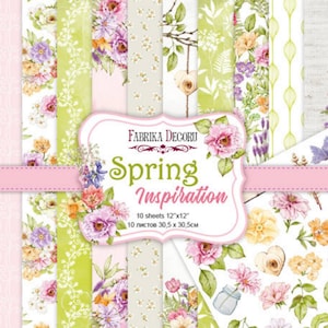 Scrapbook Paper/Scrapbook Paper Pack/Scrapbooking Paper Pad 12x12 8x8/Paper for Scrapbooking/Spring inspiration/FDSP-01116