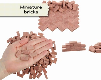 Miniature Bricks: Dollhouse, Fairy Garden, and Landscaping Supplies