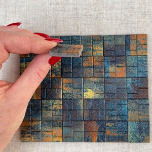 Dollhouse Miniature Flooring: Scale Model Plaster Tiles for Dungeon, Fairy Garden