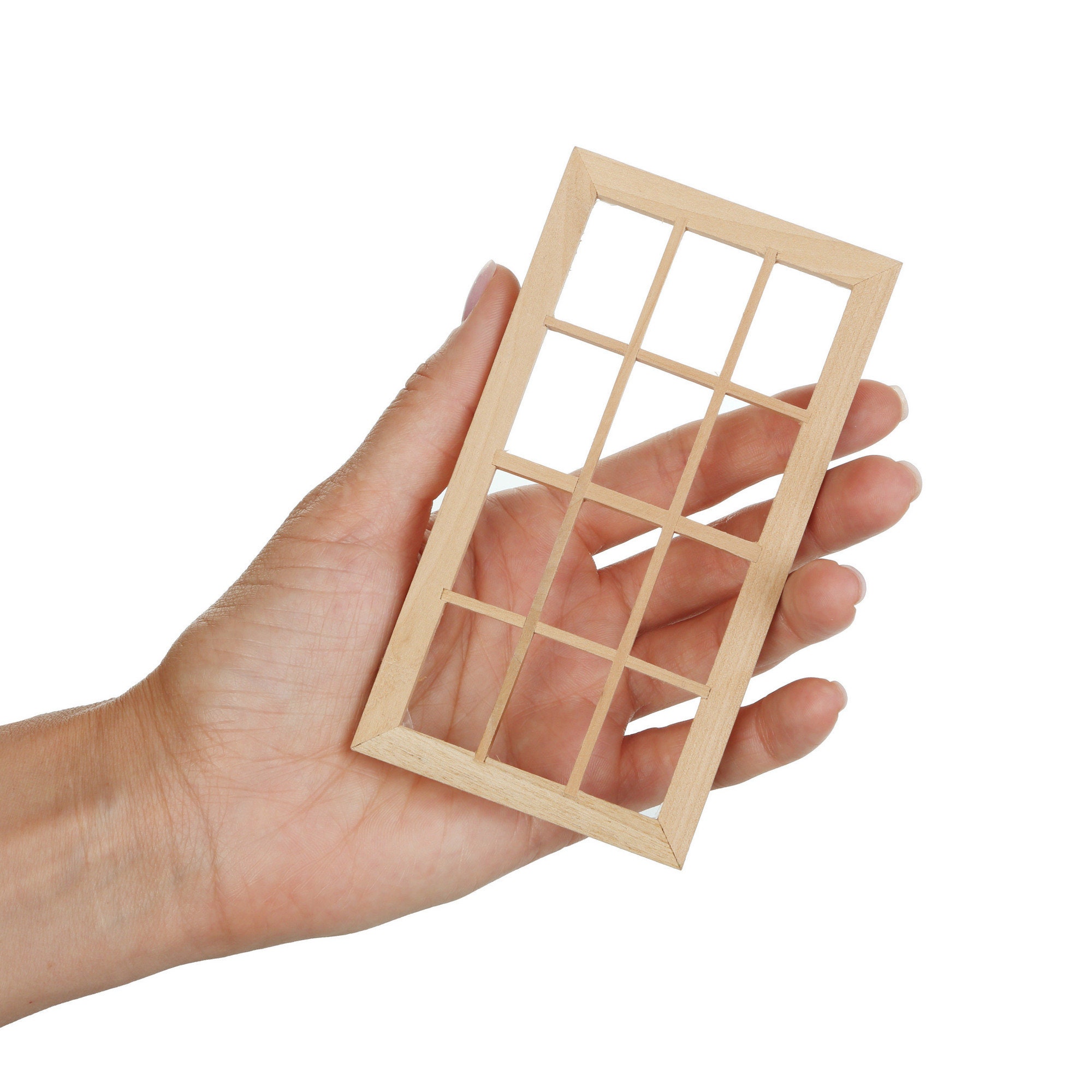 Dollhouse Windows Dollhouse Furniture Wooden Miniatures Etsy