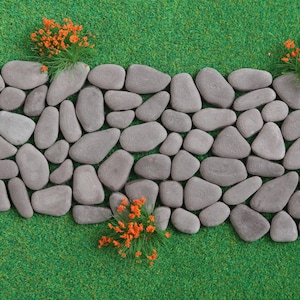 Mini Bricks, Tiny Bricks for Landscaping and Craft, Miniature Floor Tiles, 1/12 Scale Dollhouse Building Accessories, Model Brick Wall, 02