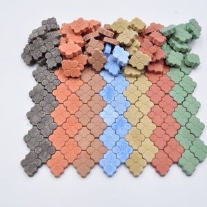 Dollhouse miniatures, Dollhouse flooring, School project, Scale dollhouse 1:12, Tiles for Modelling and Dollhouses, 1/12 Miniature