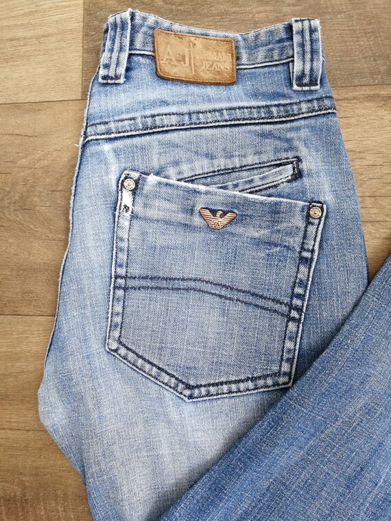 Armani Jeans Woman Indigo Series 007 Vintage 90S EU 30 | Etsy