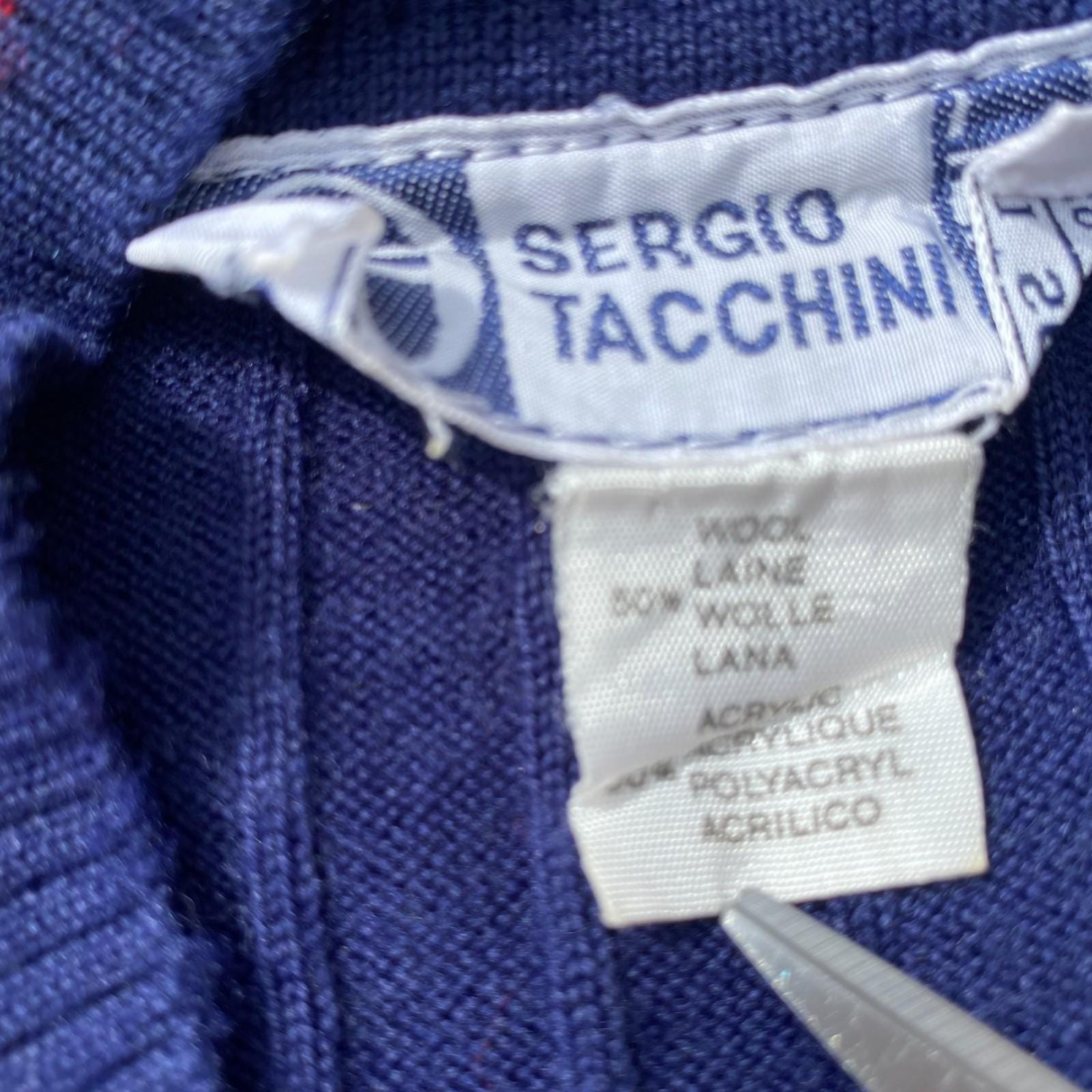 セルジオ・タッキーニ メンズ ブルー ヴィンテージ 80年代 テニス