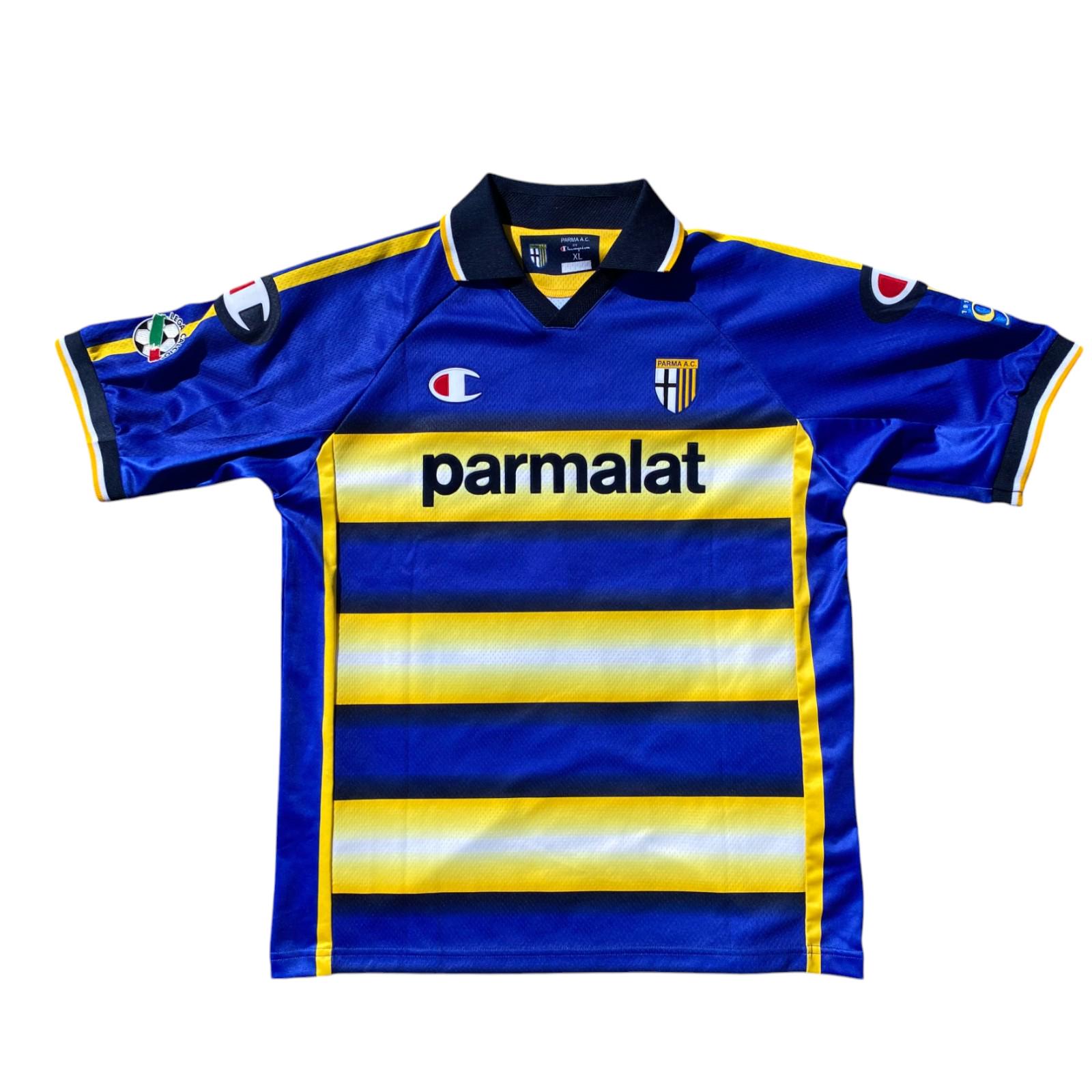 パルマ　Parma A.C. Champion シャツ XL　セリエA　イタリア Yahoo!オークション -「パルマ ユニフォーム」(セリエA) (クラブ