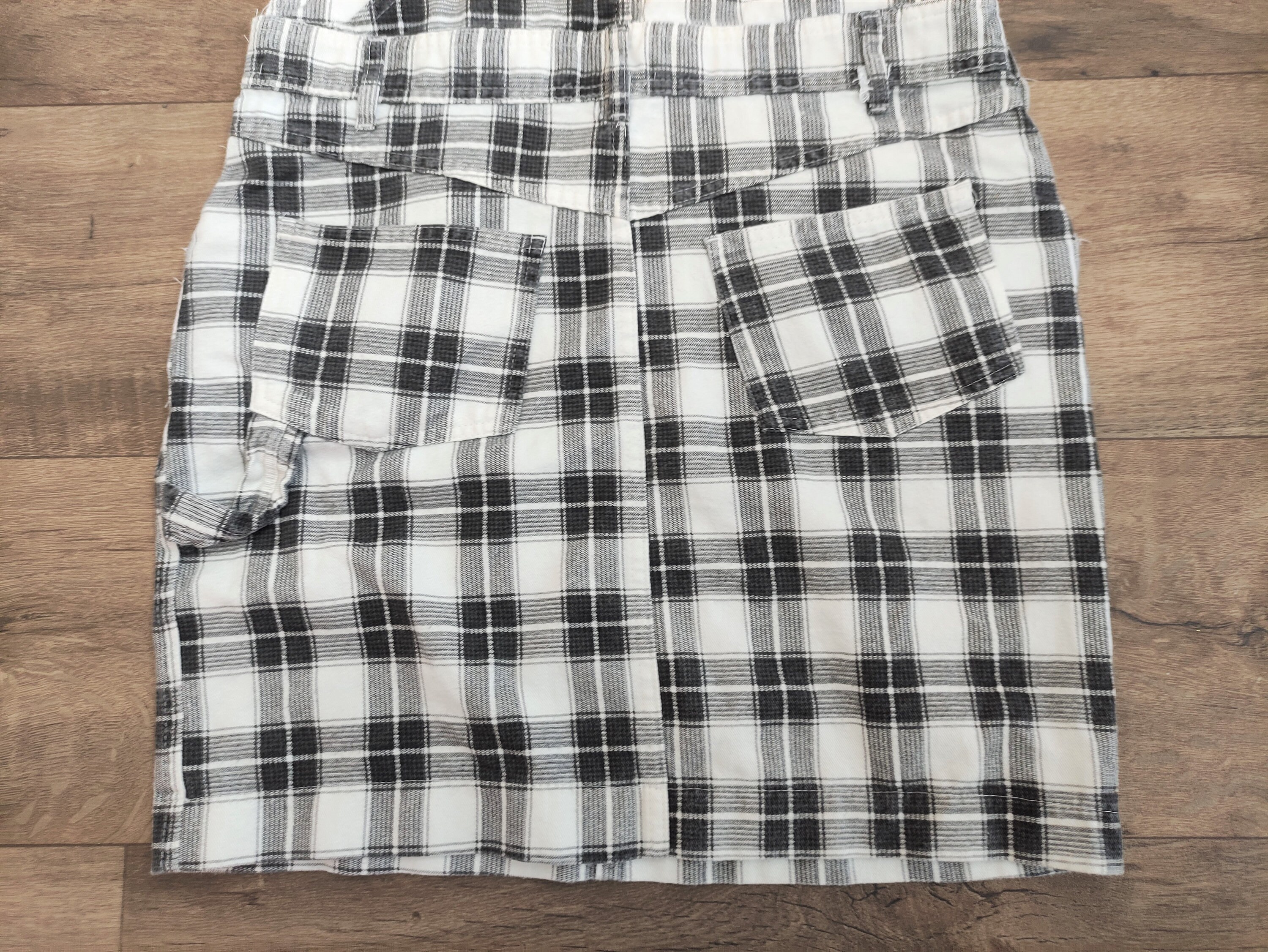 Vintage Orsay Suspenders Checked Jeans Dress Size IT 40 D 38 Etsy UK