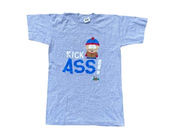 Screen Stars tshirt South Park Comedy Central Kick Ass vintage 1999/2000 collectible size M