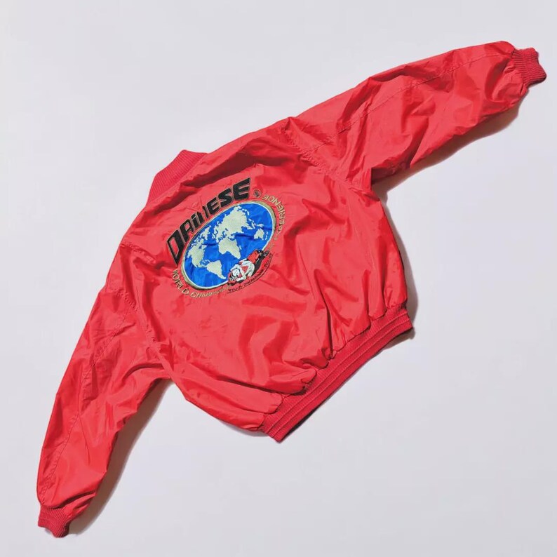 Dainese herrmotorcykeljacka, liten lapp framtill, stor lapp baktill, 100 % nylon, storlek 52-XL bild 9