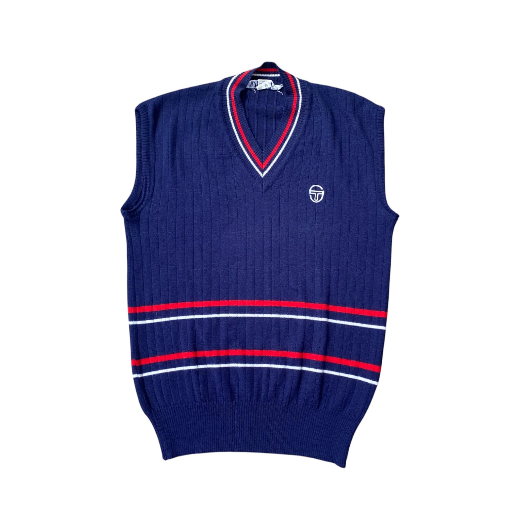 セルジオ・タッキーニ メンズ ブルー ヴィンテージ 80年代 テニス