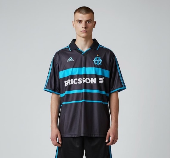 Adidas T-shirt Jersey Olympique Marseille Third Vintage Shirt