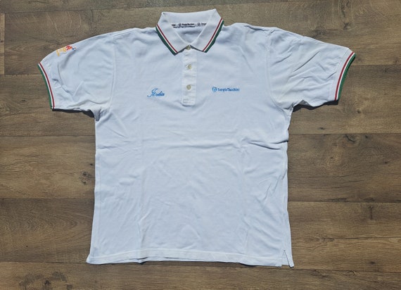 Vintage 90S Sergio Tacchini Polo Tennis Italy Oly… - image 3