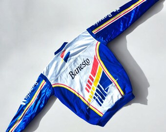 Nalini チーム Banesto ヴィンテージ サイクリング ジャケット 90S