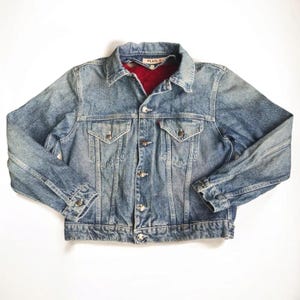 Vintage Plus + Women&#39;s denim jacket with removable lining, estimated size M
