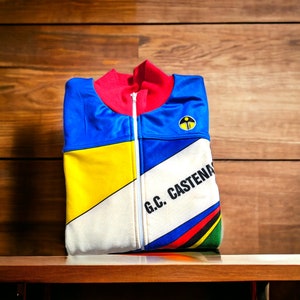 Vintage 80s Giessegi cycling jacket made in Italy size M