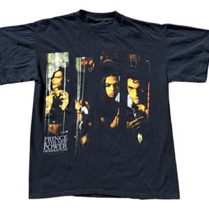 Prince & The new power generation vintage tshirt 1992 Diamonds and Pearls tour Paisley Park alleged M