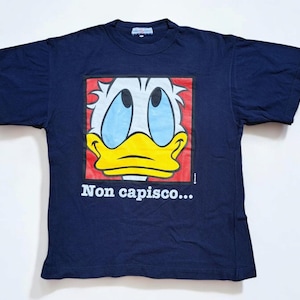 Emmanuel Schvili Segreta tshirt Paperino Disney made in italy vintage 90S taglia L