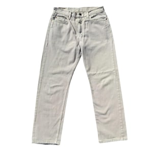 Levis 615 Orange Tab Beige Vintage 90er Jahre datiert 1999 Made in UK (Code 299) Größe W.33 L.30