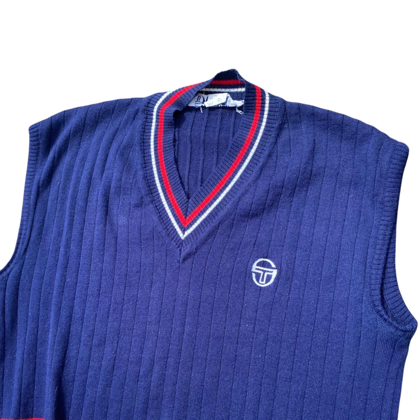 セルジオ・タッキーニ メンズ ブルー ヴィンテージ 80年代 テニス