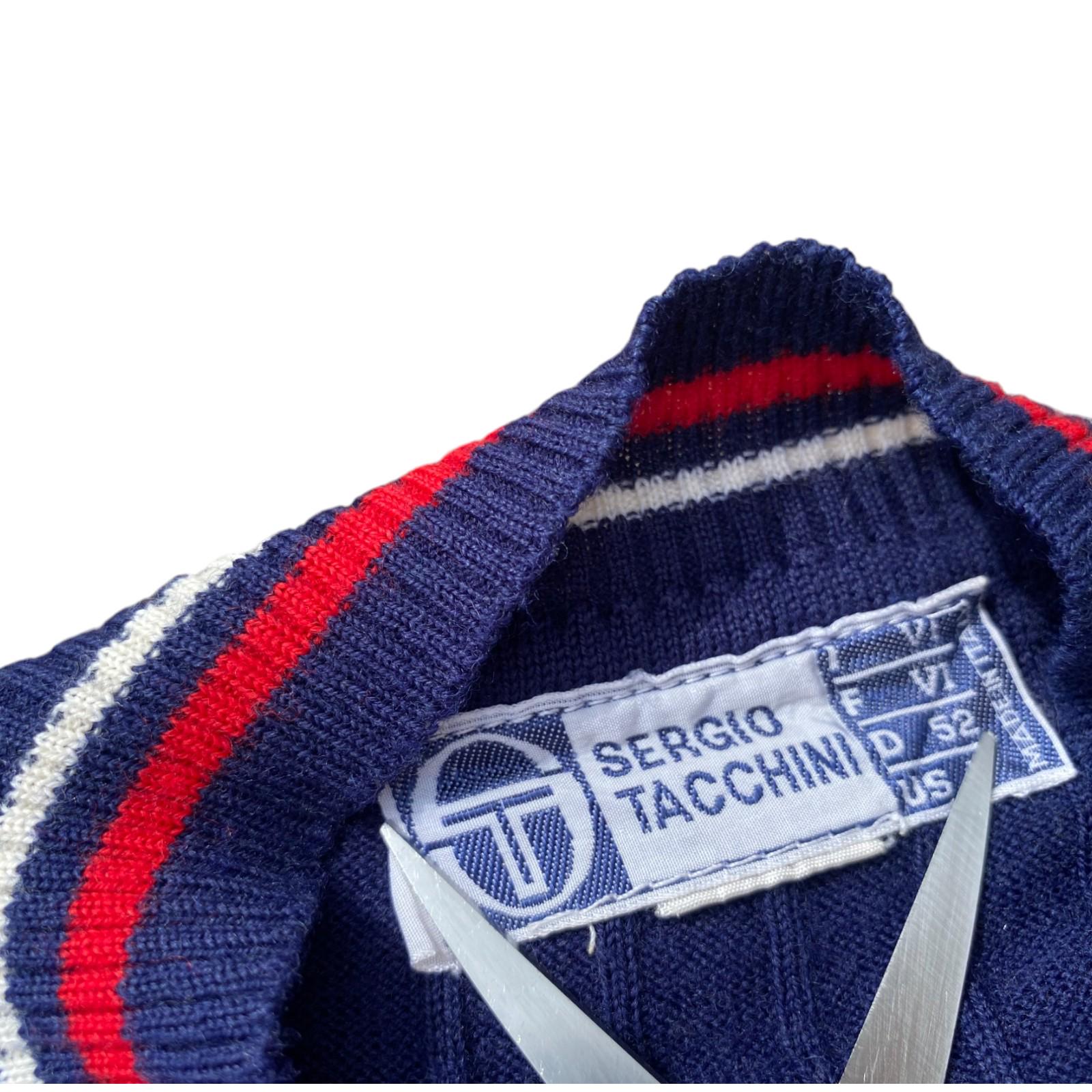 セルジオ・タッキーニ メンズ ブルー ヴィンテージ 80年代 テニス