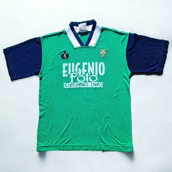 Vintage 90S Devis football shirt Italy US Avellino training presumed size S