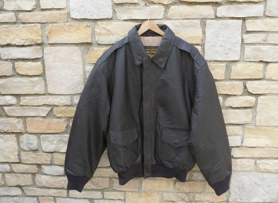 Air Force Uses Real Leather Brown Leather Jacket