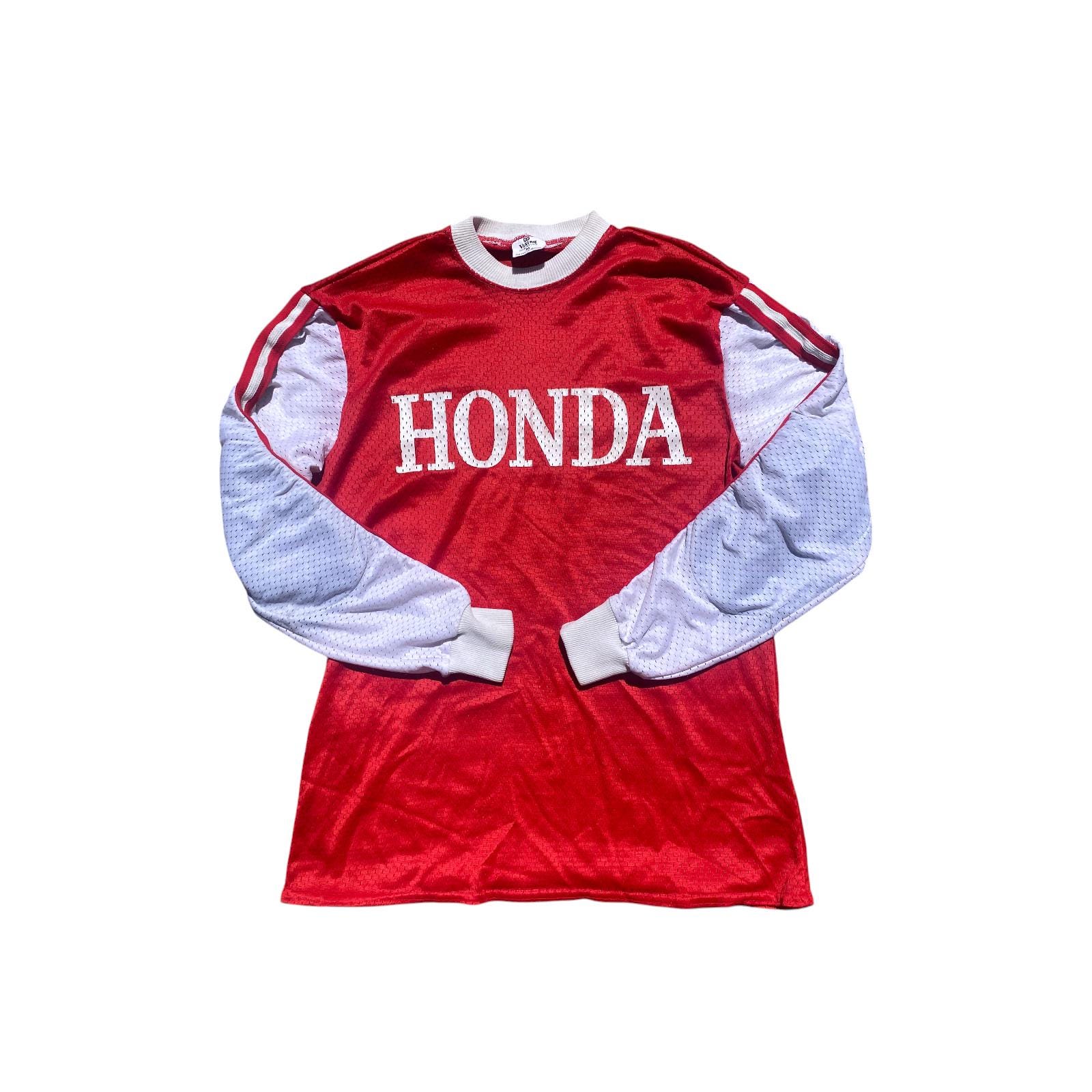 Il ROVESCIO DELLA MEDAGLIA TシャツMサイズ Viking Jersey T-shirt Honda Racing Motocross Vintage 70S Rare
