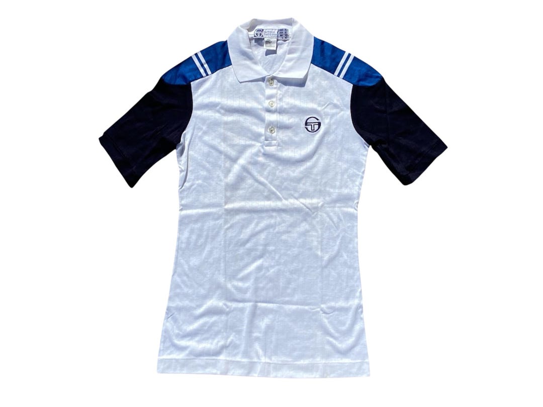 Maillot Vintage Sergio Tacchini McEnroe Era - Années 70/80 - Chemise Tennis Italienne Rare