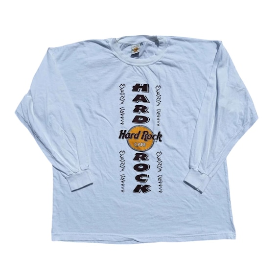 Hard Rock Cafe Mykonos Vintage Long Sleeve T-shirt, Early 2000s 