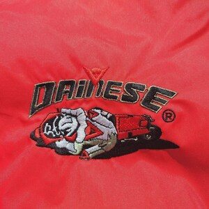 Dainese herrmotorcykeljacka, liten lapp framtill, stor lapp baktill, 100 % nylon, storlek 52-XL bild 4