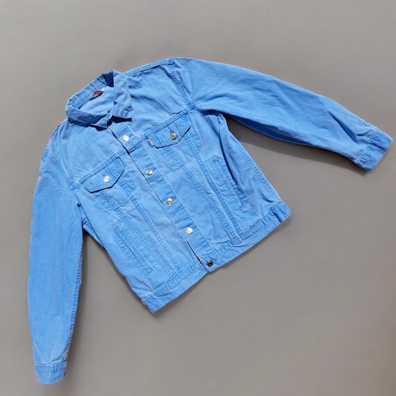 Buy Levis Light Blue White Tab Vintage 70S Jeans Jacket Made in 