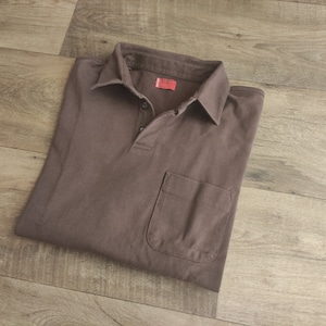 Camisa polo Levis Red Tab de manga comprida, vintage dos anos 2000, datada de 2001, tamanho M