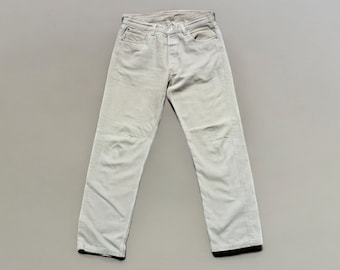 Vintage 80's Levi's 501 Beige Jeans, Levi's Unisex Pants Vintage 80's Levi's 501 Beige Jeans, Levi's Unisex Pants