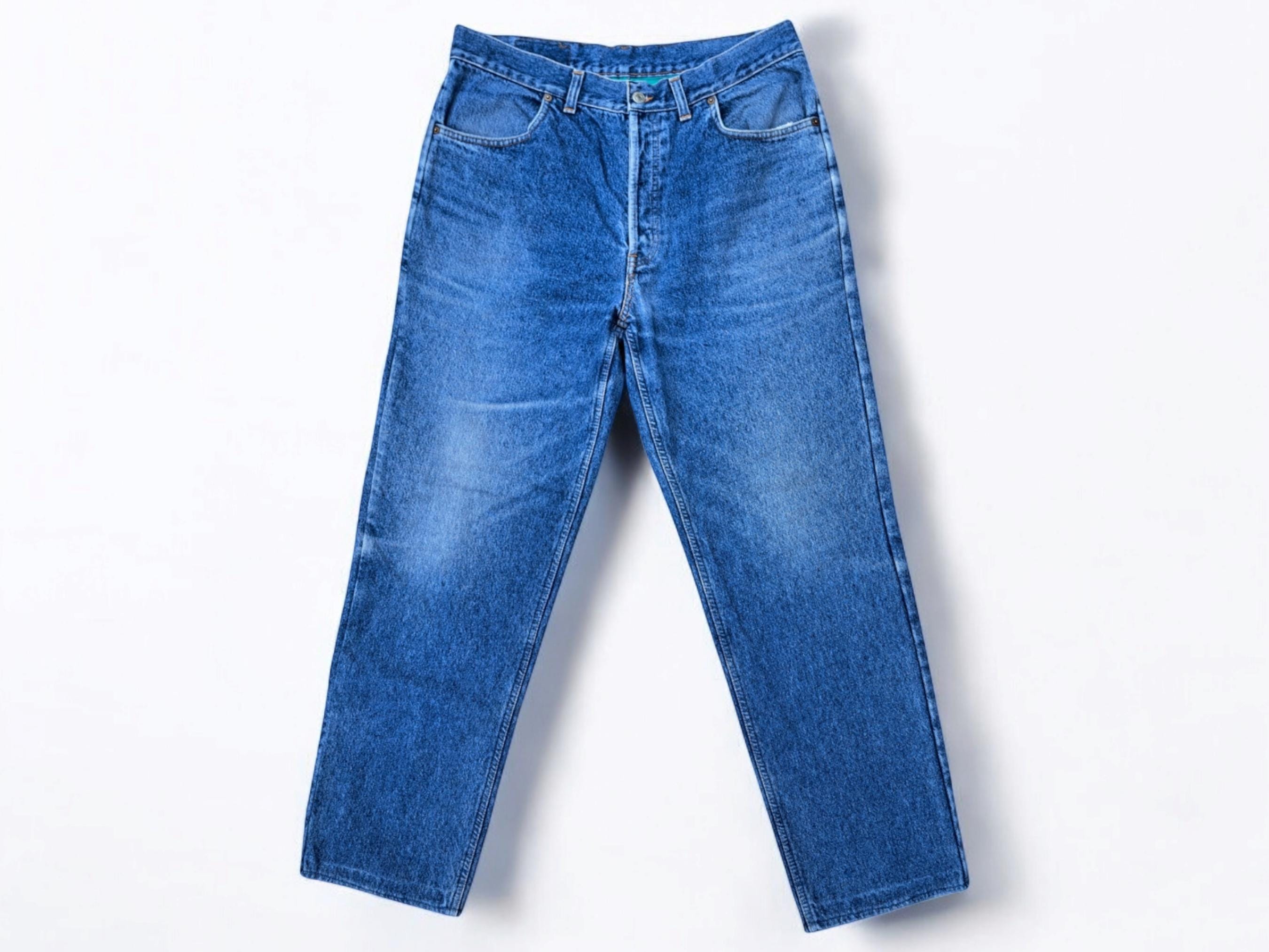 Levis 411 Blue Jeans Stone Wash Lined Vintage 80S Year 1986 Made in Italy  W.38 L.35 is a L.32 - Etsy