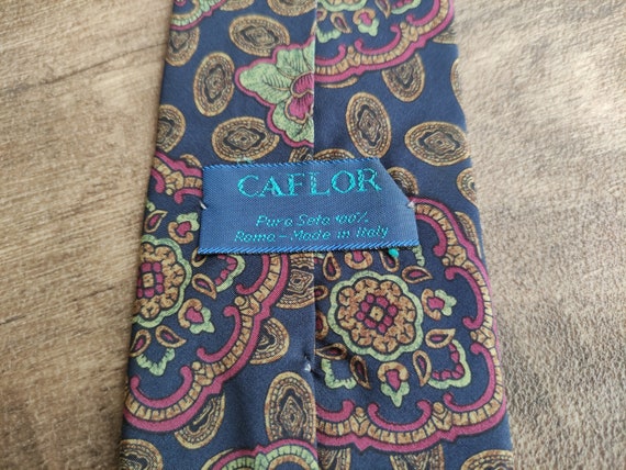 Vintage Caflor  cravatta sartoriale fantasia flor… - image 3