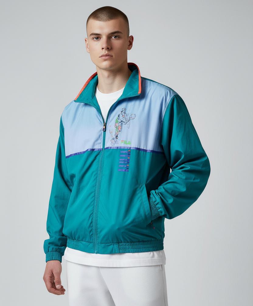 Fila, Fila giacca tennis vintage 90S casual taglia 52 - XL veste grande vedere misure